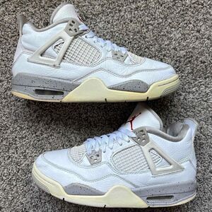 Nike Air Jordan 4 Retro White Oreo Size 6.5 Youth (Size 8 Women's)